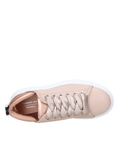 Leather and faux leather sneakers ALEXANDER SMITH | E1D 08UCP WEMBLEYNUDE-RAME